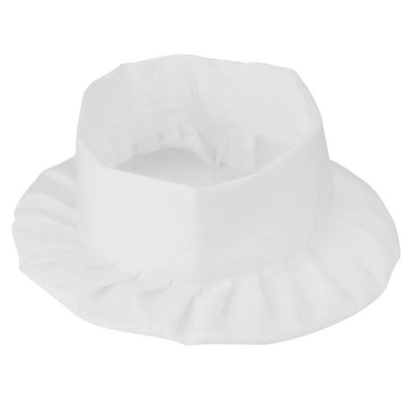 Adjustable Elastic Men Women Mushroom Caps Cooking Kitchen Baker Chef Hat White - Picture 6 of 6